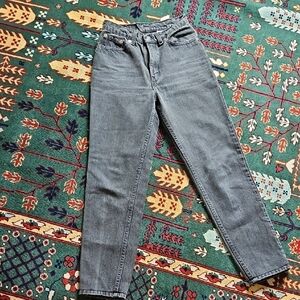 Vintage Levi's 512s High Rise Straight Leg Charcoal Jeans